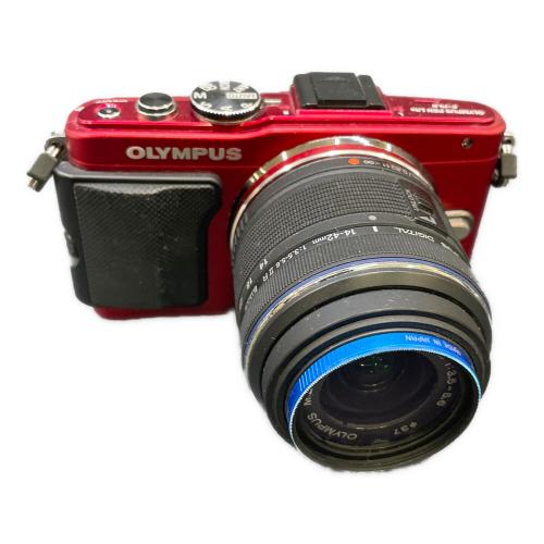 OLYMPUS ミラーレス一眼カメラ レンズ:14-42mm E-PL6 レンズセット 1605万画素 フォーサーズ LiveMOS 専用電池 SDカード対応 ISO100~1600 ８コマ/秒 1/4000～60秒 V3Y002026