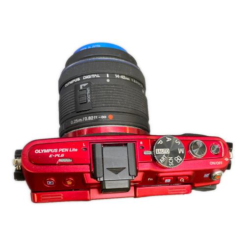 OLYMPUS ミラーレス一眼カメラ レンズ:14-42mm E-PL6 レンズセット 1605万画素 フォーサーズ LiveMOS 専用電池 SDカード対応 ISO100~1600 ８コマ/秒 1/4000～60秒 V3Y002026