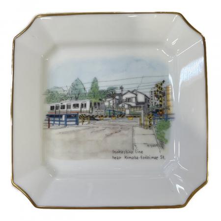 Noritake 京王電鉄50周年 記念絵皿 大プレート1P、小プレート5Pセット