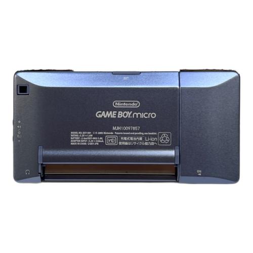 Nintendo (ニンテンドー) GAMEBOY micro ブルー