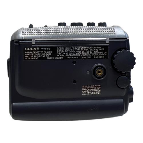 SONY (ソニー) ポータブルカセットプレーヤー ※経年のため、保証なし WM-FS1 -