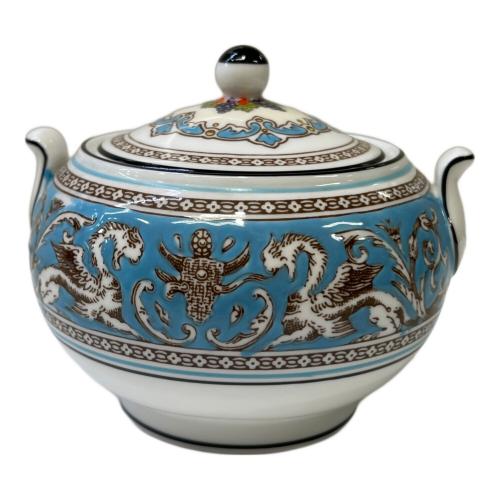 Wedgwood (ウェッジウッド) シュガーポット フロレンティーン・ターコイズ