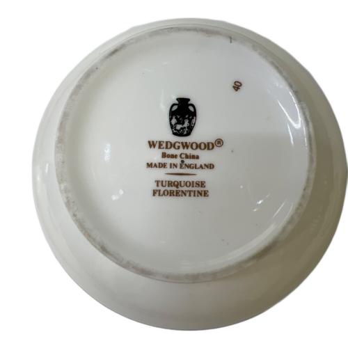 Wedgwood (ウェッジウッド) シュガーポット フロレンティーン・ターコイズ
