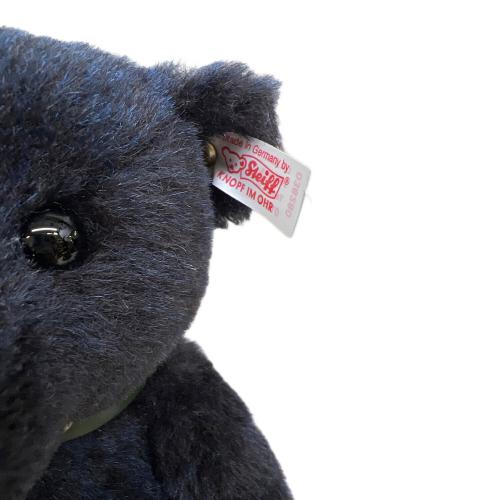 Steiff (シュタイフ) グロウラー付テディベア クラシックシルキーダークブルーテディベア