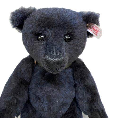 Steiff (シュタイフ) グロウラー付テディベア クラシックシルキーダークブルーテディベア