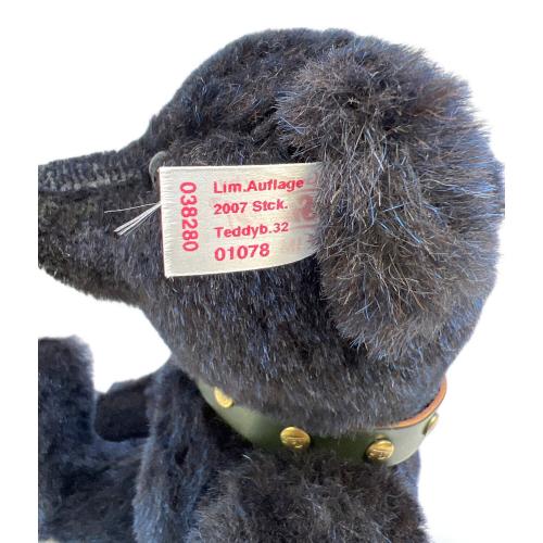 Steiff (シュタイフ) グロウラー付テディベア クラシックシルキーダークブルーテディベア