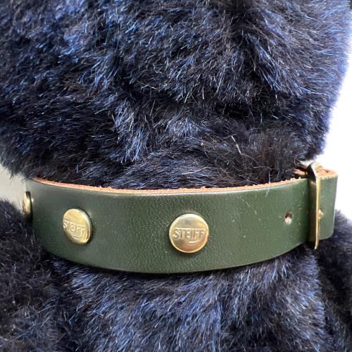 Steiff (シュタイフ) グロウラー付テディベア クラシックシルキーダークブルーテディベア