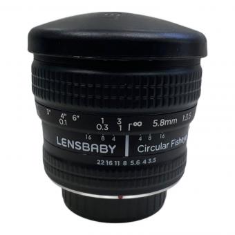 LENSBABY (レンズベビー) Circular Fisheye ペンタックス 5.8ｍｍ 3.5 -