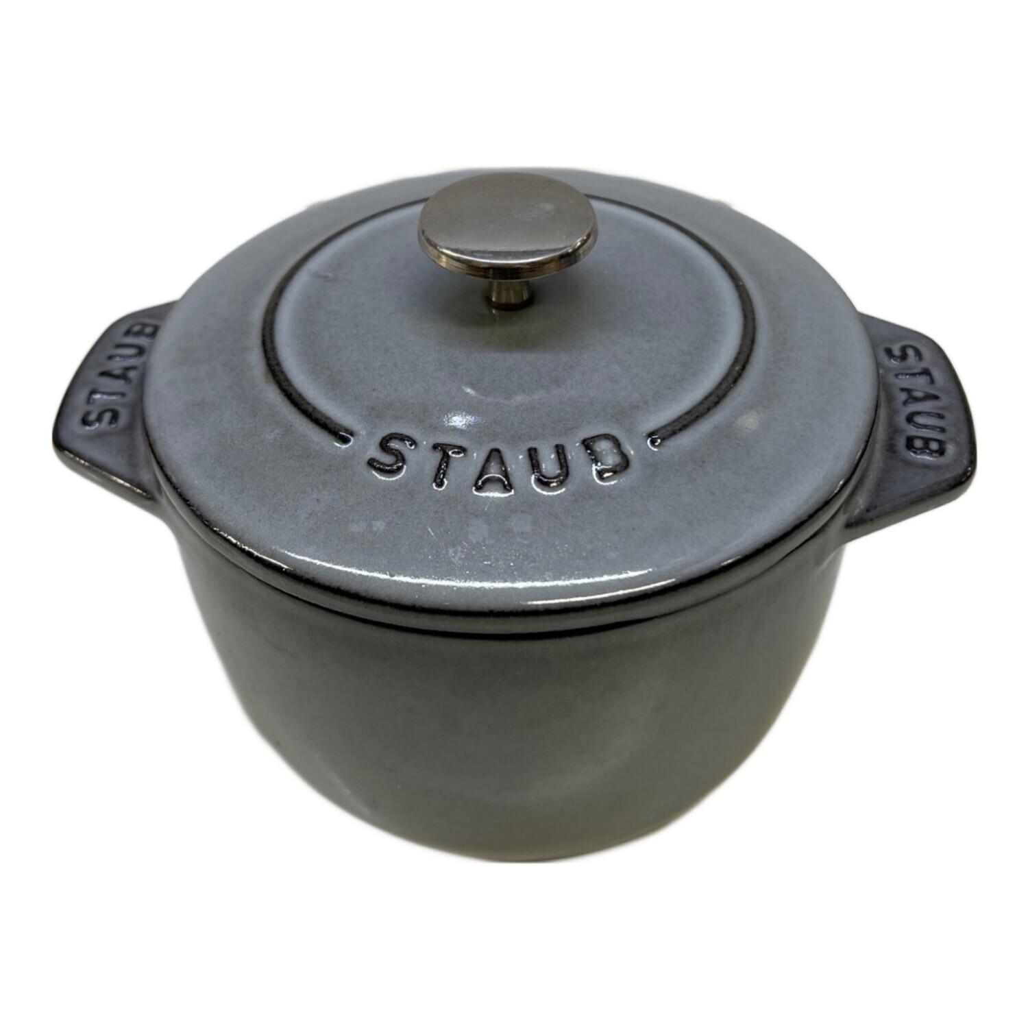 Staub (ストウブ) ココット グレー 12cm｜トレファクONLINE