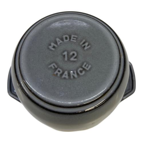 Staub (ストウブ) ココット グレー 12cm｜トレファクONLINE