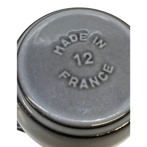 Staub (ストウブ) ココット グレー 12cm