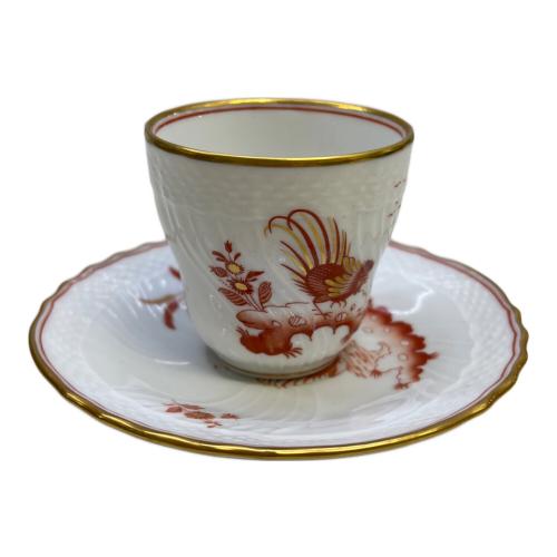 RICHARD GINORI (リチャードジノリ) デミタスカップ&ソーサー レッド