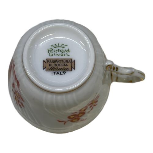 RICHARD GINORI (リチャードジノリ) デミタスカップ&ソーサー レッド