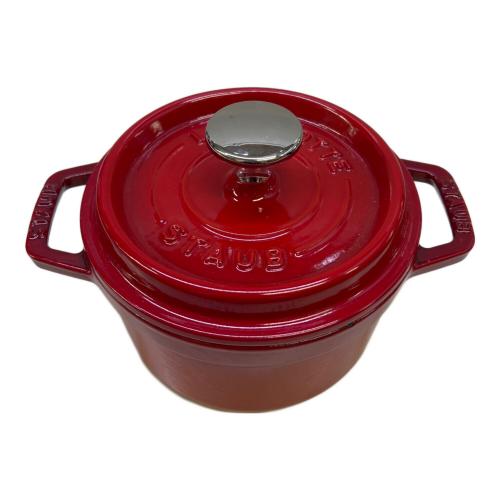 Staub (ストウブ) 両手鍋 レッド 14cm