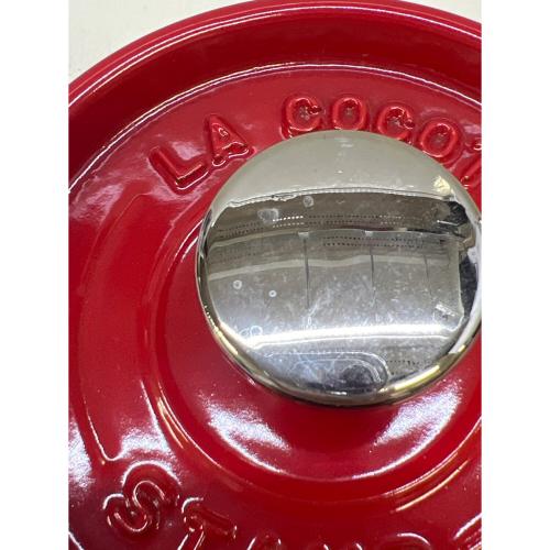 Staub (ストウブ) 両手鍋 レッド 14cm