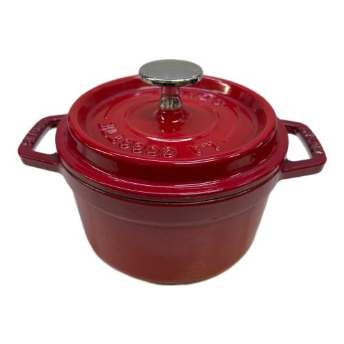 Staub (ストウブ) 両手鍋 レッド 14cm