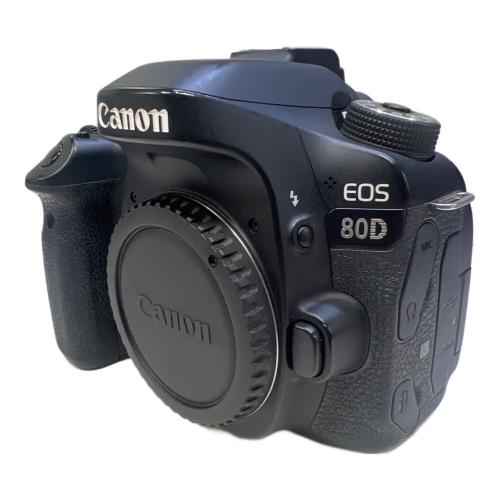 CANON (キヤノン) デジタル一眼レフカメラ EOS80D 2420万画素 APS-C 専用電池 ISO100～16000 7コマ/秒 1/8000～30秒 081021000031