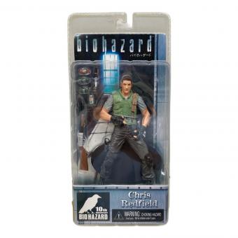 バイオハザード アクションフィギュア ケースヤケ・ヨゴレ有 Chris Redfield 10thアニバーサリー