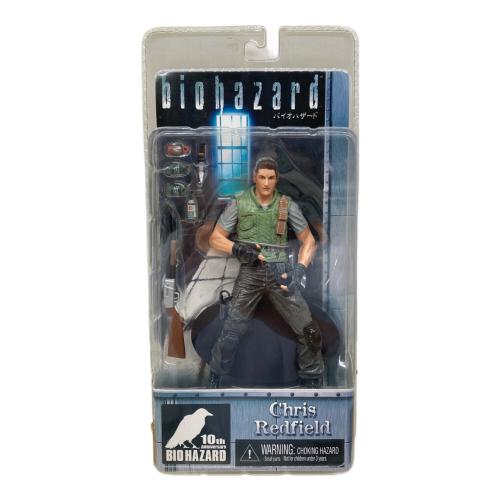 バイオハザード アクションフィギュア ケースヤケ・ヨゴレ有 Chris Redfield 10thアニバーサリー