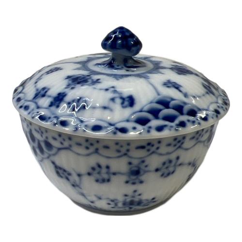 ROYAL COPENHAGEN (ロイヤル・コペンハーゲン) シュガーポット ブルーフルーテッド・ハーフレース