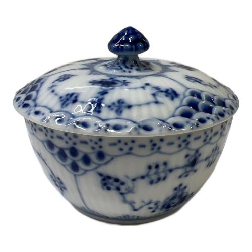 ROYAL COPENHAGEN (ロイヤル・コペンハーゲン) シュガーポット ブルーフルーテッド・ハーフレース