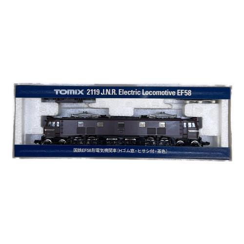 TOMIX (トミックス) Nゲージ 2119 国鉄EF58形電気電気機関車(Hゴム・ヒサシ付・茶色)