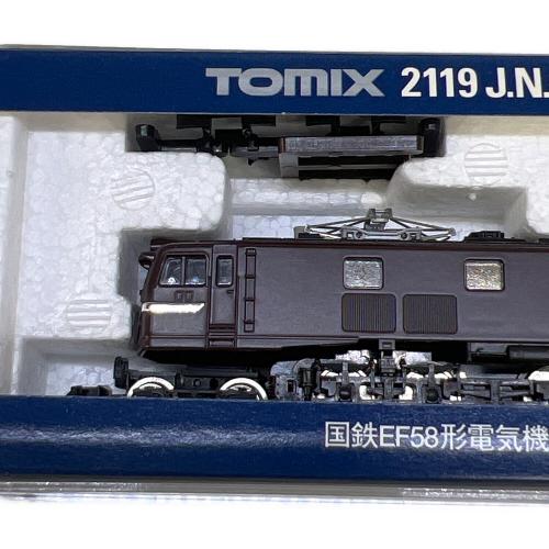 TOMIX (トミックス) Nゲージ 2119 国鉄EF58形電気電気機関車(Hゴム・ヒサシ付・茶色)