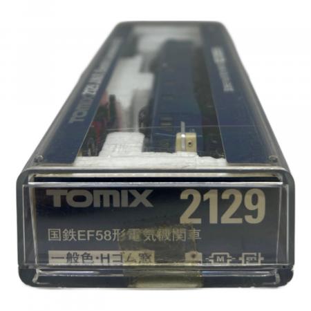 新品未使用2129 TOMIX.Nゲージ車両 EF58 (Hゴム窓・一般色) TOMIX (トミックス) 国鉄EF58形電気機関車(一般色・Hゴム窓) Nゲージ