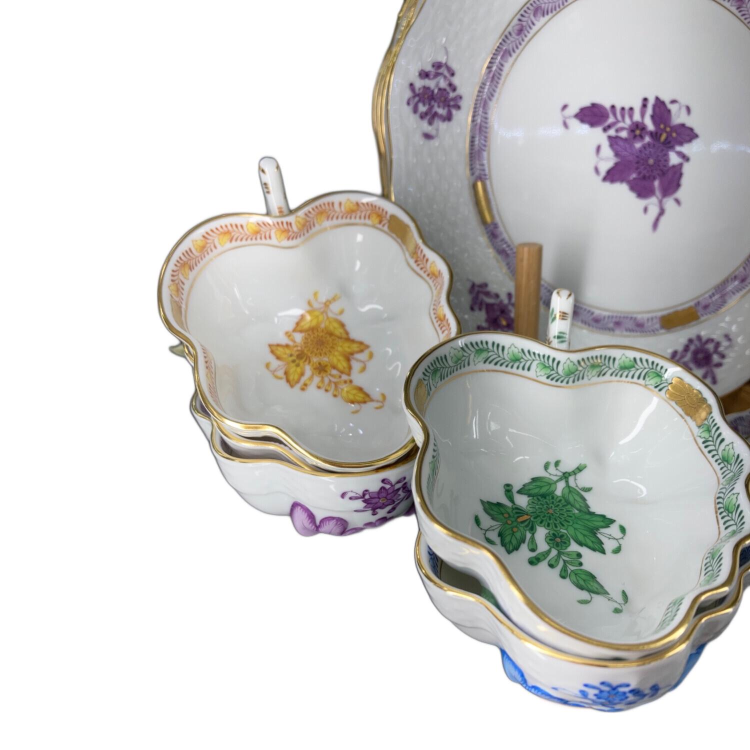 Herend (ヘレンド) アポニーシリーズ5色セット アポニーシリーズ