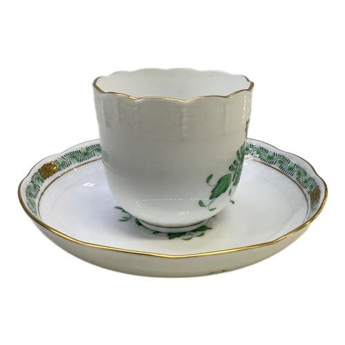 Herend (ヘレンド) カップ&ソーサー アポニーグリーン
