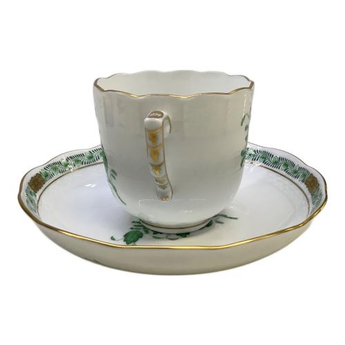 Herend (ヘレンド) カップ&ソーサー アポニーグリーン