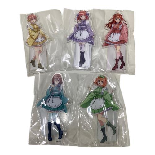 五等分の花嫁 (ゴトウブンノハナヨメ) アクリルスタンドセット 和菓子メイド TSUTAYA限定