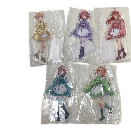 五等分の花嫁 (ゴトウブンノハナヨメ) アクリルスタンドセット 和菓子メイド TSUTAYA限定