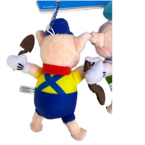 3匹のこぶた　ぬいぐるみバッチ　ディズニーリゾート公式 【希少/レア】 Disney RESORT (ディズニーリゾート) ぬいぐるみチャーム 3匹の