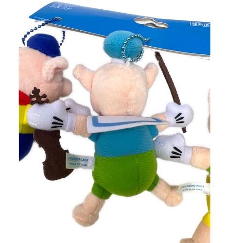 【激レア】ディズニー　ぬいぐるみ　三匹の子ぶた ファイファー、フィドラー、プラクティカル！東京ディズニーランド『三