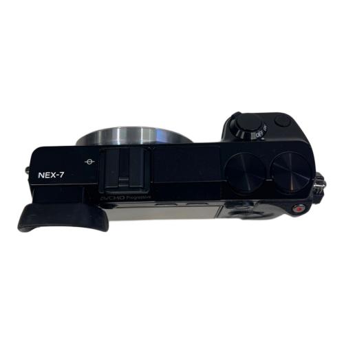 SONY (ソニー) デジタル一眼レフカメラ NEX-7 2470万画素(総画素) APS-C 23.5mm×15.6mm CMOS 専用電池 SDカード対応 標準：ISO100～16000 0740005