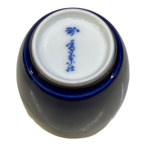 香蘭社 (コウランシャ) 急須 ルリ蘭 急須1・湯呑み5セット