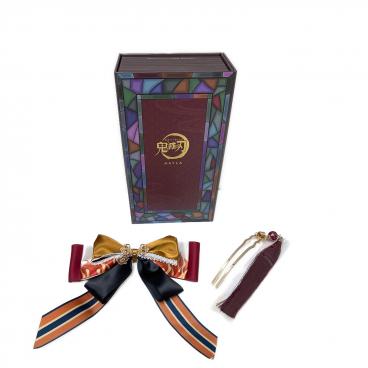 鬼滅の刃【MAYLA】煉獄モデル　アイコニック ヘアオブジェ+簪⭐️新品、BOX付 鬼滅の刃 アイコニック ヘアオブジェ + 簪- MAYLA