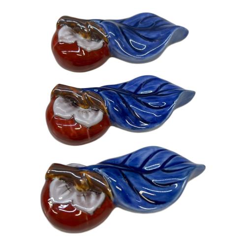 柿右衛門 (カキエモン) 箸置き 柿葉形 5Pセット