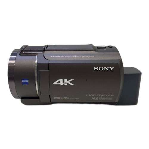 SONY (ソニー) デジタル4Kビデオカメラ キズ有り 829万画素 SDカード対応 内蔵メモリー：64GB 3インチ FDR-AX40 3044774
