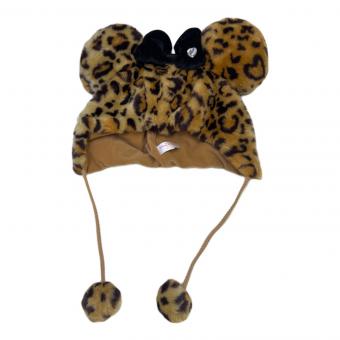 Disney RESORT (ディズニーリゾート) ファンキャップ ミニー レオパード柄