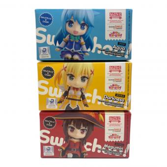 この素晴らしい世界に祝福を！ フィギュア ねんどろいど Swacchao！ めぐみん ダクネス アクア3点セット