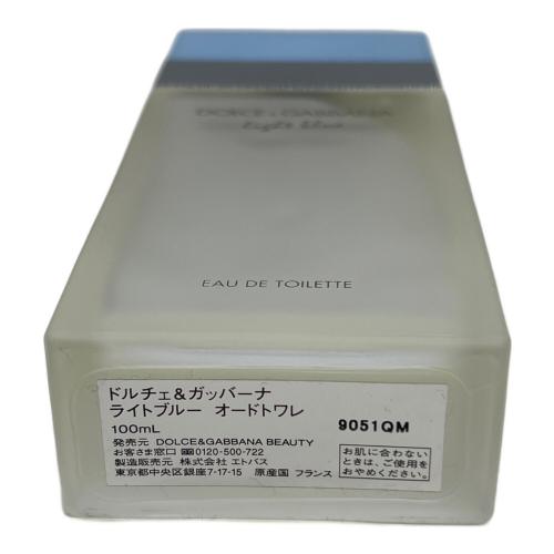 DOLCE & GABBANA (ドルチェ＆ガッバーナ) オードトワレ ライトブルー 100ml 残量80%-99%