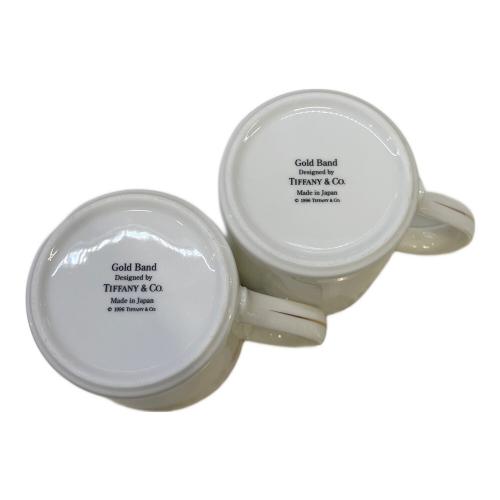 TIFFANY & Co. (ティファニー) マグカップ 未使用品 GOLD BAND 2Pセット