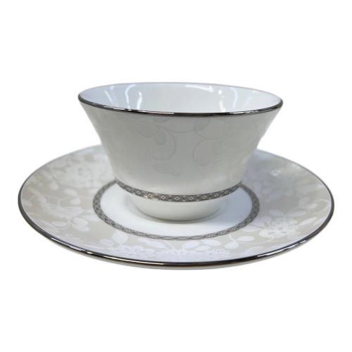 NARUMI (ナルミ) カップ&ソーサー ミラノビアンカ 2Pセット