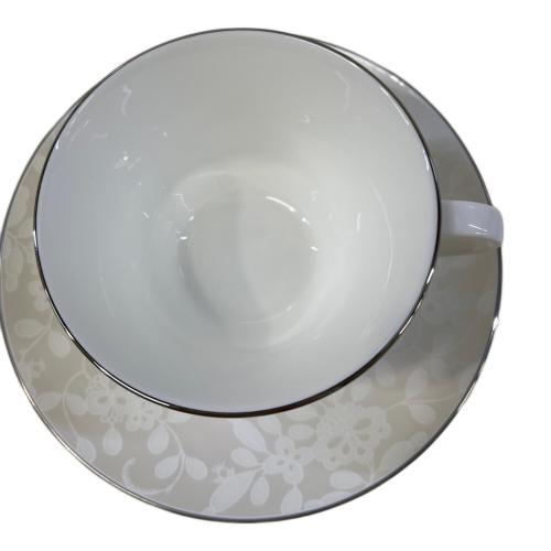 NARUMI (ナルミ) カップ&ソーサー ミラノビアンカ 2Pセット