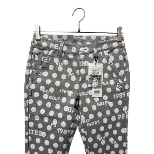 PEARLY GATES (パーリーゲイツ) ゴルフパンツ レディース SIZE 1 グレー