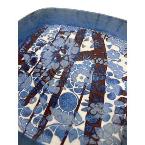 ROYAL COPENHAGEN (ロイヤル・コペンハーゲン) スクエアトレー ブルー BACA/バッカ