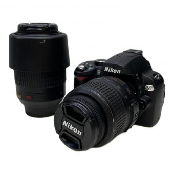 Nikon (ニコン) デジタル一眼レフカメラ AF-S 55-200mm F4-5.6G ED D60 1020万画素 APS-C 専用電池 ISO100~1600 -