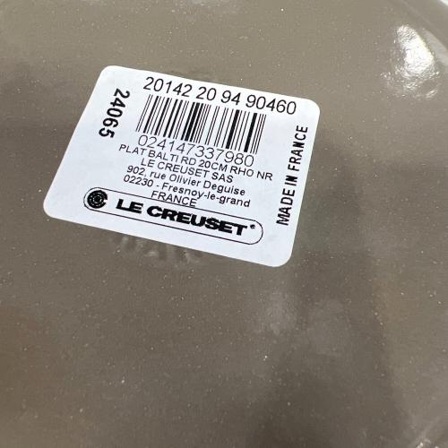 LE CREUSET (ルクルーゼ) バルチ・ディッシュ SIZE 20cm ライトグレー